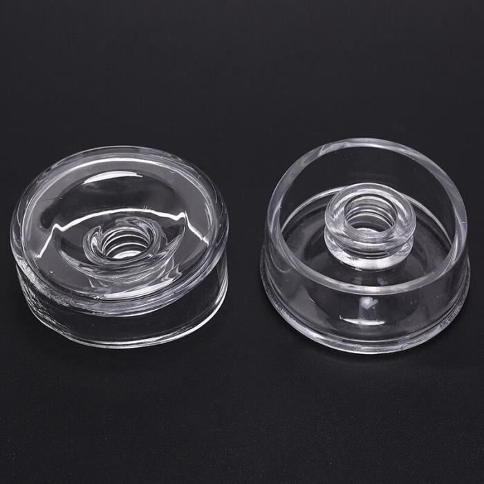 2 pièces-lot universel précision pénis pompe manchon confort cylindre joint Silicone remplacement Pompes et - Type Transparent #A