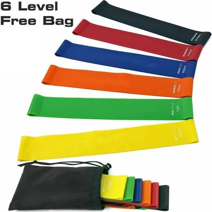 1pc Bande de Resistance pour exercice, Bande Elastique Fitness d'Exercices pour Musculation Pilates Squat Sport 500*50*0,35mm vert