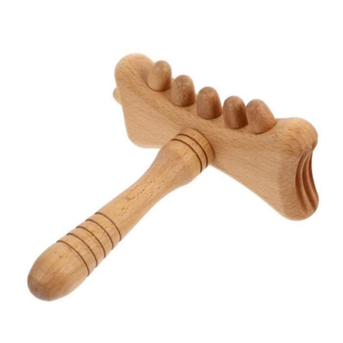 1pc massage durable portable Pat Outils de Guasha Baton pour Corps rouleau de massage fitness - musculation