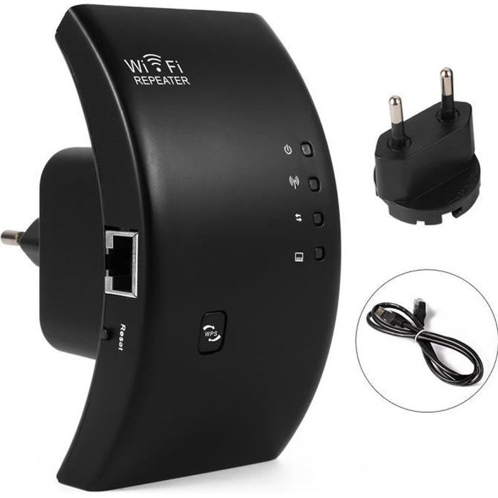 AZTEK® 300Mbps WIFI Routeur Répéteur Amplificateur Wireless-N Réseau Booster WLAN 802.11N AH114