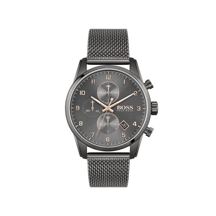 Montre Homme HUGO BOSS BLACK SPORT LUX en Acier Gris