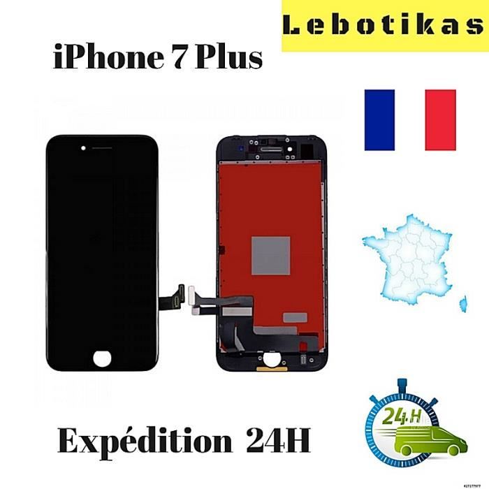 ECRAN LCD VITRE TACTILE POUR IPHONE 7 Plus NOIR