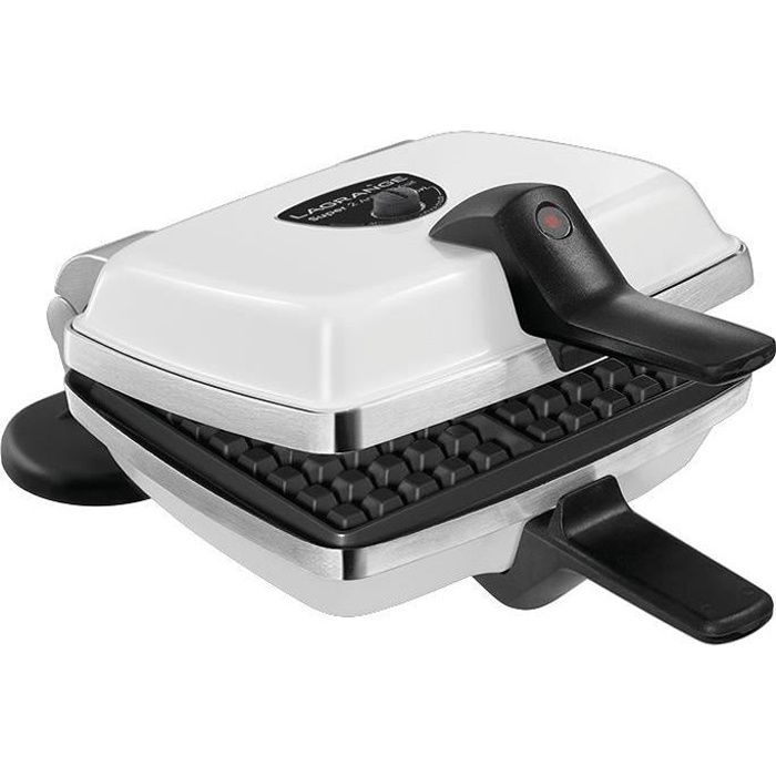 Gaufrier super 2 gaufres + croque monsieur + gaufrettes blc