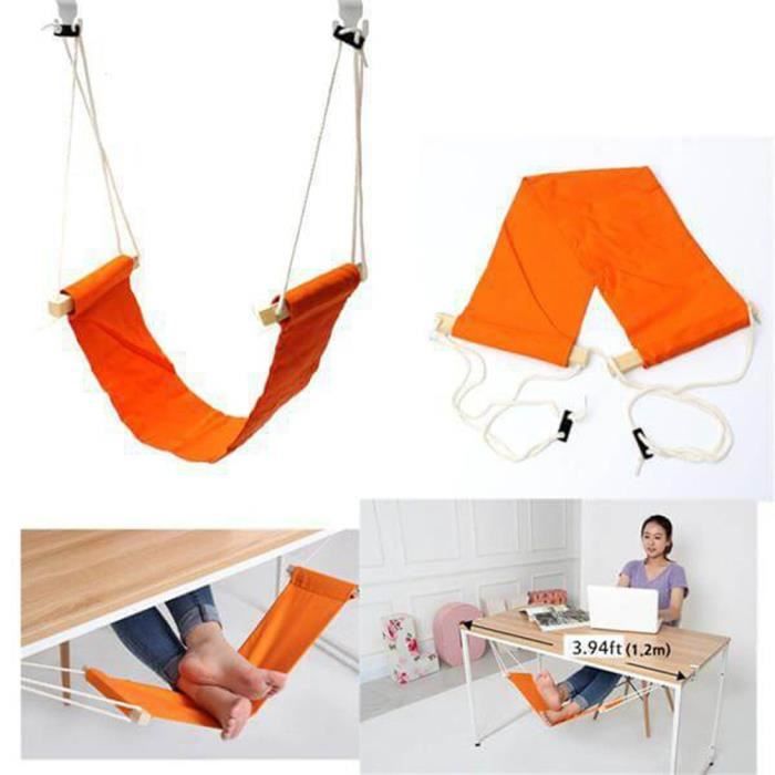 1 Hamac de Repose-pieds de bureau Couleur aléatoire Loisir Office Leisure
