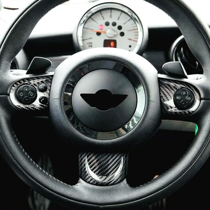 Volant Et Moyeu De - Auto Carbon Compatible Mini Cooper Carbone Véritable Pour Sport Pièces Rechange R55 R56 R57 R58