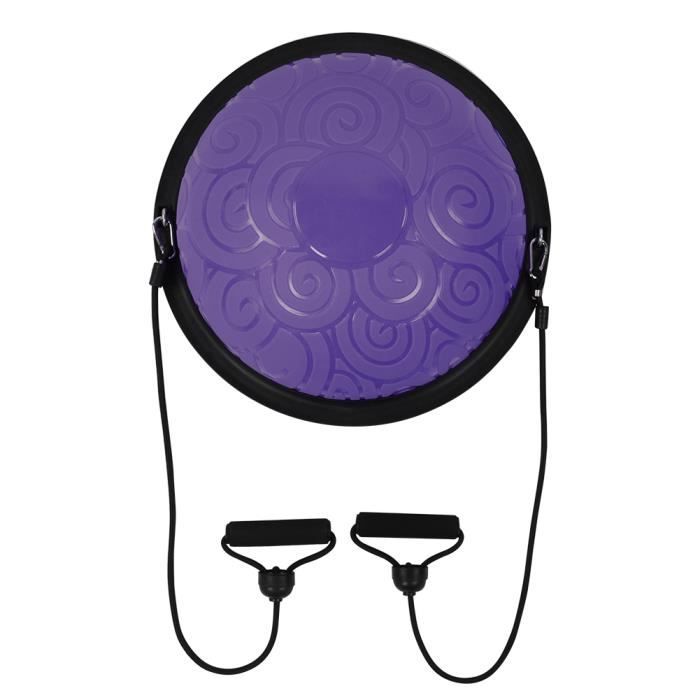 ☪Épaissir le matériel d'exercice de remise en forme de yoga Pilates d'entraînement de demi-boule antidéflagrant(Violet ☪Lv.life☪NIM