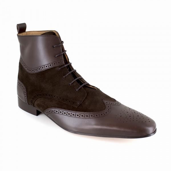 Bottine J.Bradford Cuir Marron JB-DONAS - Couleur - Marron
