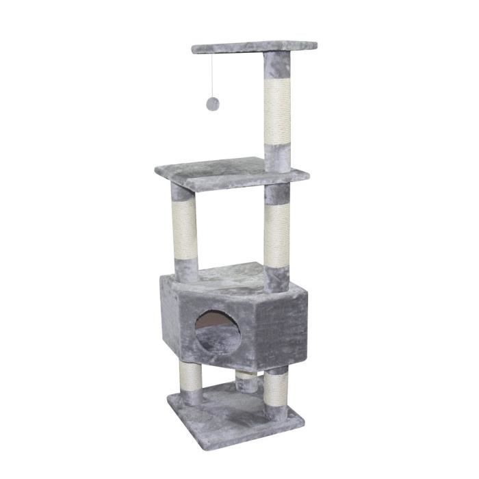 Nobby 63722-01 - COMMUTATEUR KVM - 63722?01 Arbre à Chat Classic etsch, Gris