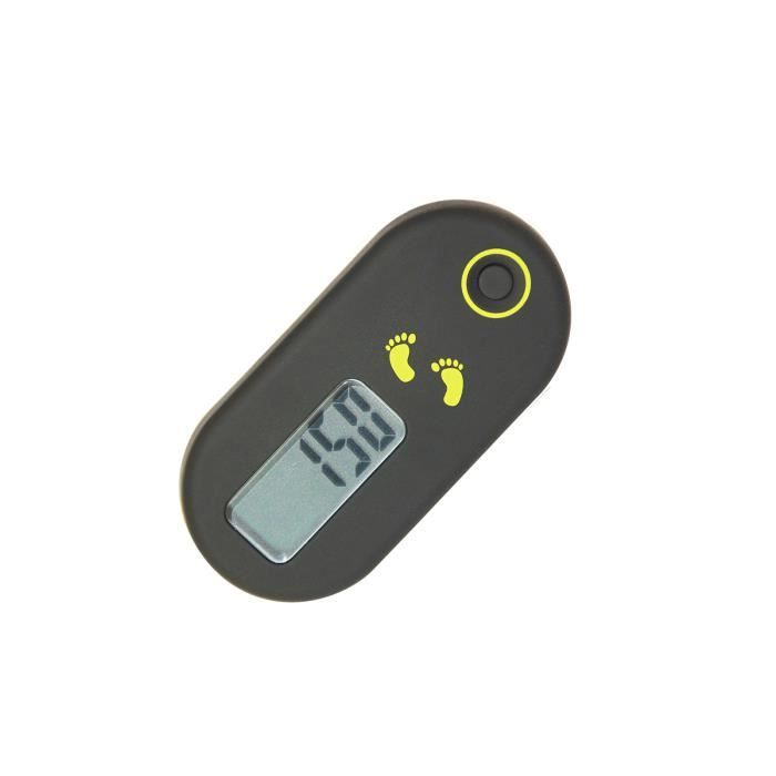 AU-313 Podomètre simple portable pour personnes âgées à fonction unique petit podomètre numérique 3D
