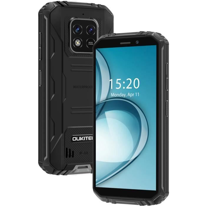 OUKITEL WP18 Smartphone Robuste 12500mAh Batterie IP68 Etanche 5.93\