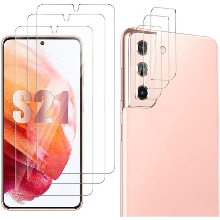 [3+3] Verre Trempé Pour Samsung Galaxy S21 5G 6.3\