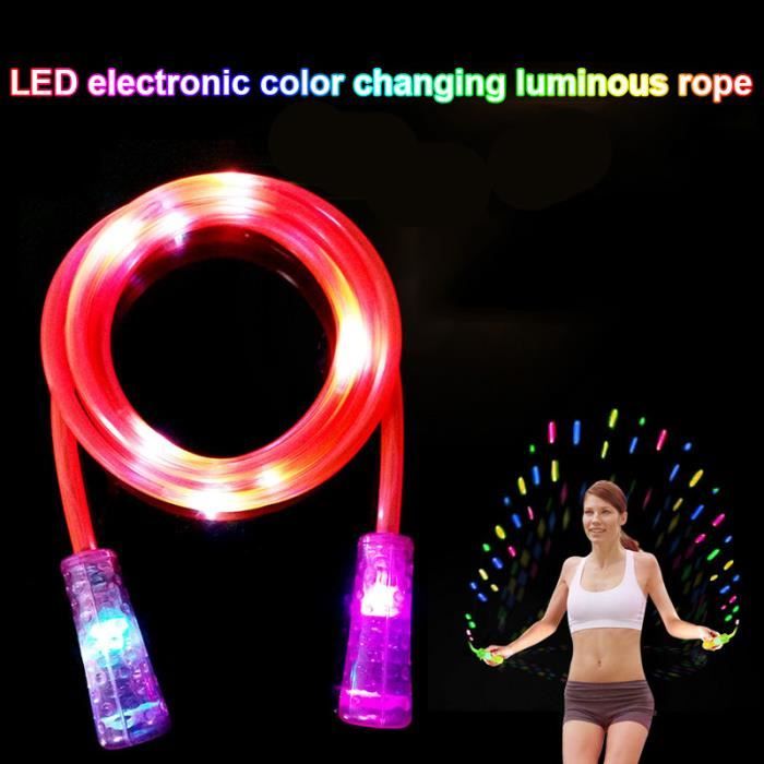 Corde à sauter Exercice Fitness avec LED lumière