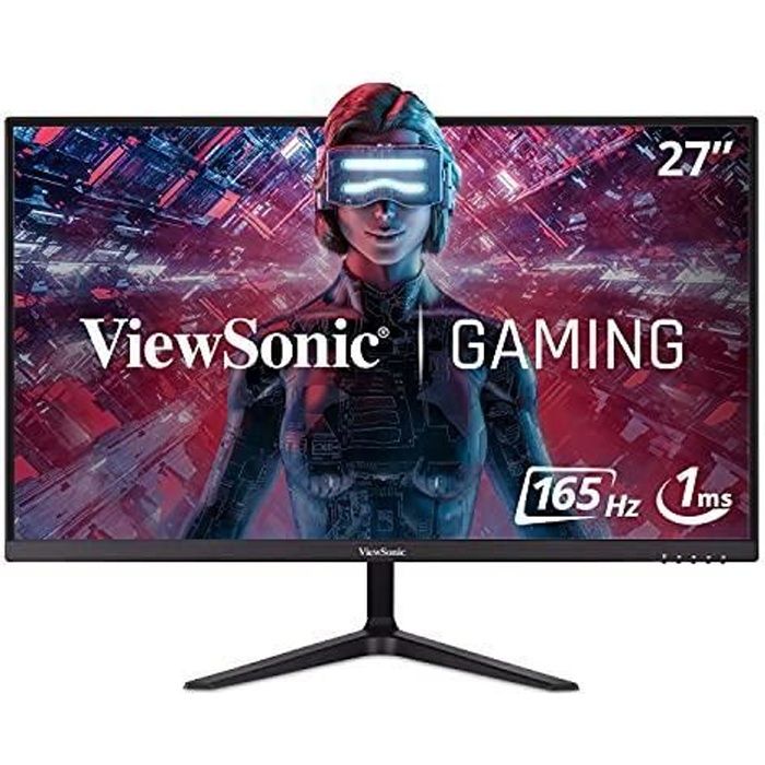ViewSonic VX2718 P MHD Moniteur 27, FHD, Dalle VA, 165Hz, 1ms, Adaptive Sync, 2 x HDMI, DisplayPort, hauts parleurs
