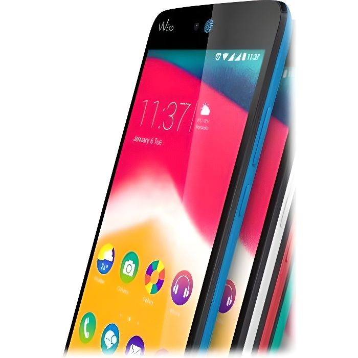 Wiko Rainbow Jam Smartphone double SIM 3G 8 Go microSDXC slot GSM 5- 1 280 x 720 pixels (294 ppi) IPS 8 MP (caméra avant de 5…