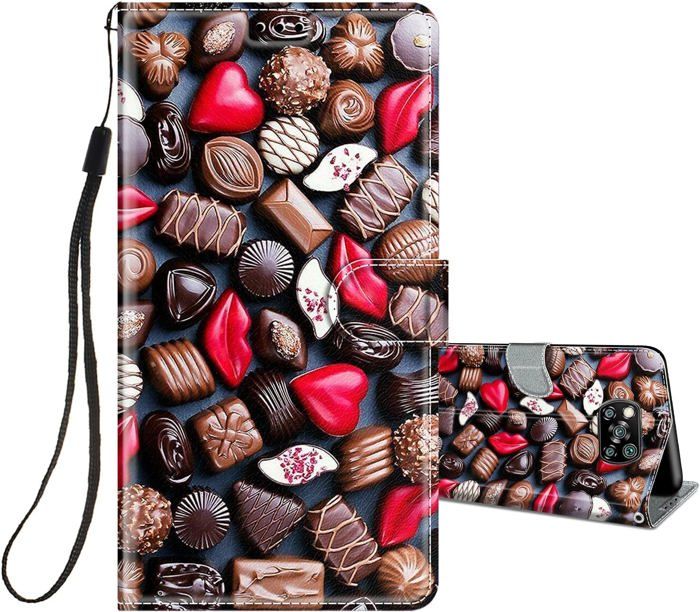 Coque Portefeuille Noir Pour Xiaomi Poco X3 Pro – Housse Livre Antichoc Avec Porte-cartes