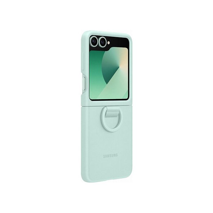 Coque Z Flip6 silicone avec anneau - vue 2