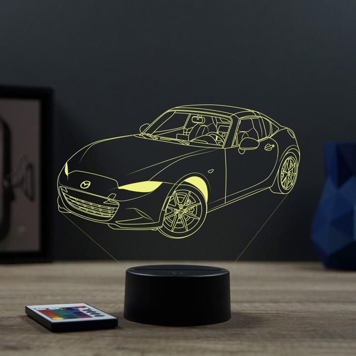 Lampe Illusion 3D Veilleuse Led Anime Fairy Tail Pour Chambre Lumière