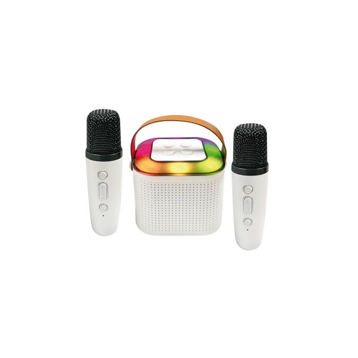 Mini enceinte Bluetooth KARAOKE 2 micros Neuf - vue 3