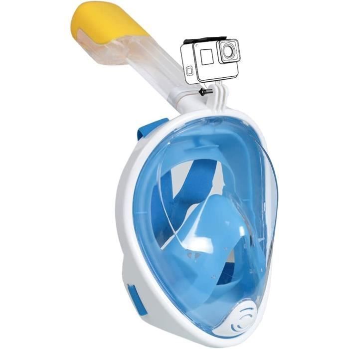 Masque de plongée intégral 180° HD anti-fuite anti-buée pour adultes et enfants Masque de plongée intégral 180° HD anti-fuite anti-buée pour adultes et enfants