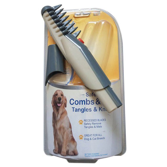 Meilleurs prix pour Peigne de beauté pour chien tondeuse électrique pour poils de chat tampon pour éliminer les nœuds
