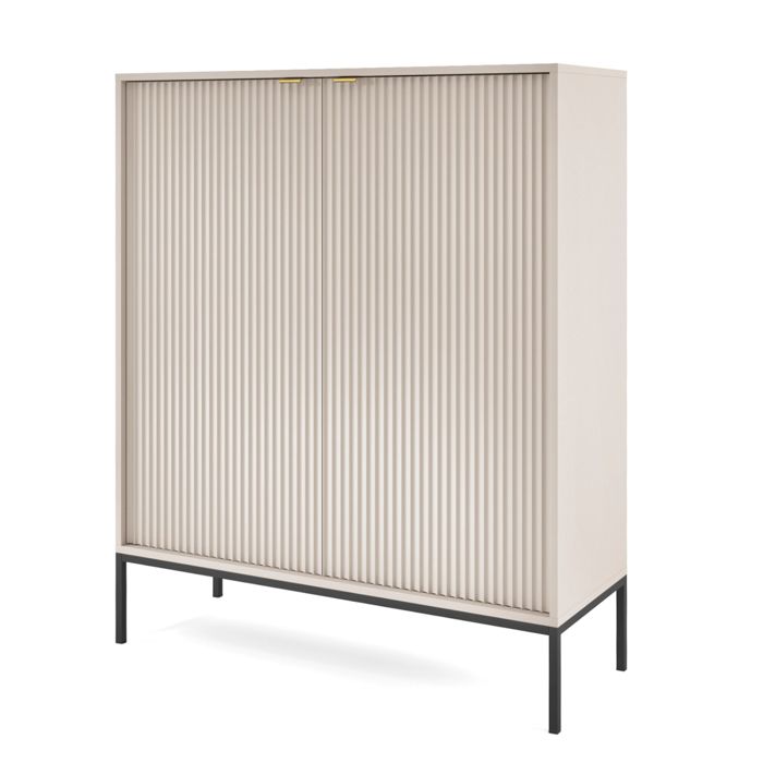 Buffet Komodee NANAIMO KOM1 Frontal en relief Cachemire Cachemire 39 x 104 x 125 cm Buffet Komodee NANAIMO KOM1 Frontal en relief Cachemire Cachemire 39 x 104 x 125 cm