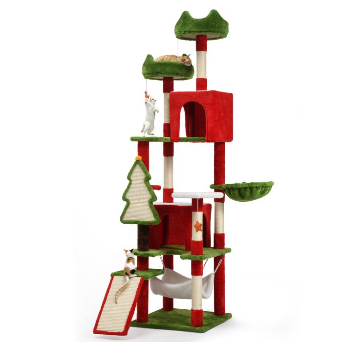 Meilleurs prix pour Arbre à chat YITAHOME de 190 cm avec niches plateformes supérieures et hamac