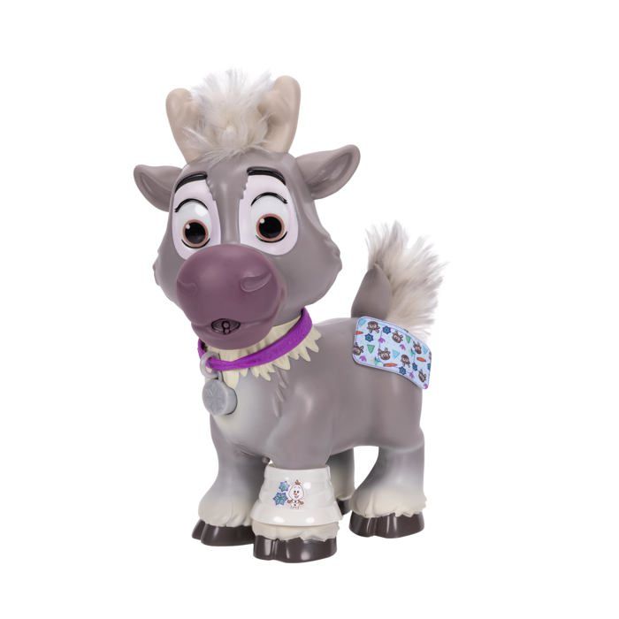 Kit de soin animal Frozen - Disney Frozen - Sven - Jeu éducatif - 3 ans+ - Accessoires inclus - Plastique sans BPA
