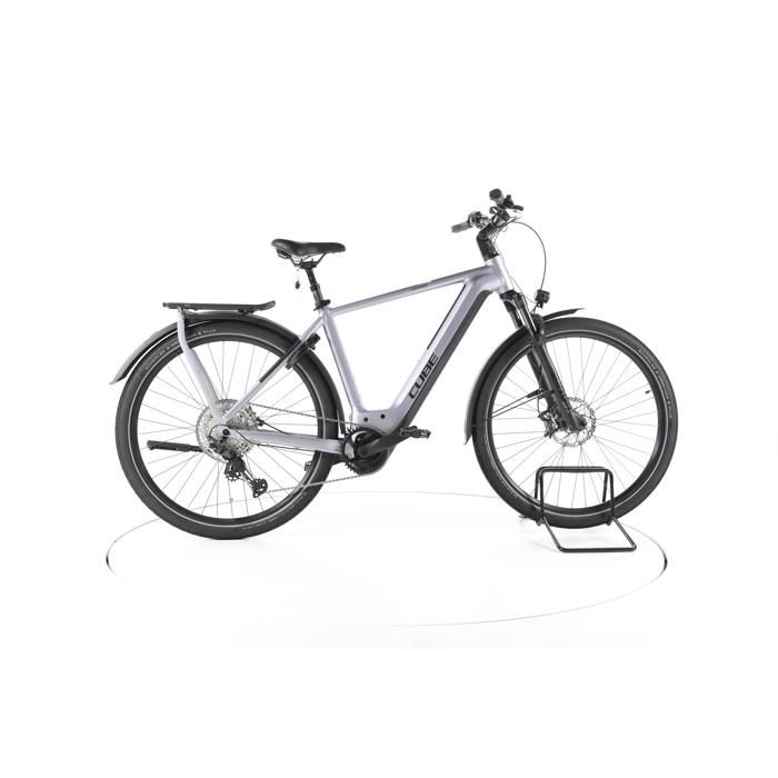 Vélo électrique - Cube Kathmandu Hybrid SLX - argent - Vélo électrique de trekking - Bosch 750 Wh Reconditionné - Cube