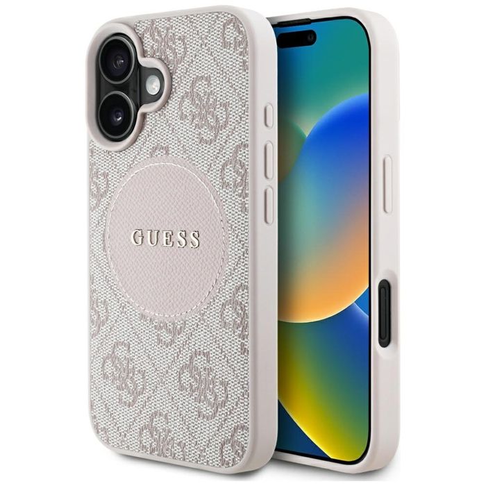 Guess Étui 4G Circle Classic Logo MagSafe pour iPhone 16 - vue 2