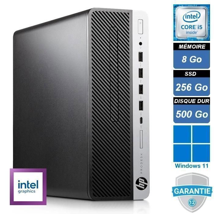 HP 600 G4 SFF - vue 2