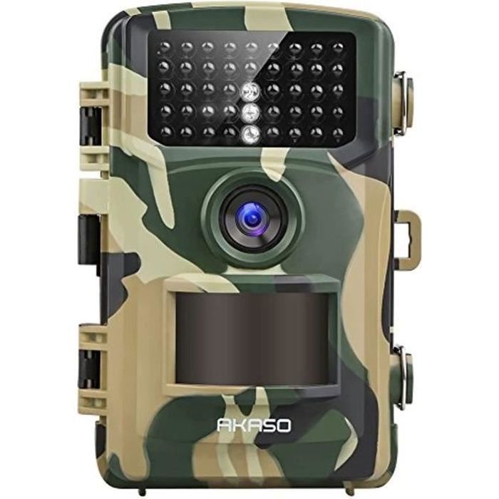 Caméra de Chasse et de Surveillance Étanche AKASO - 14MP 1080P IP66 Grand Angle 120° De Vision Nocturne