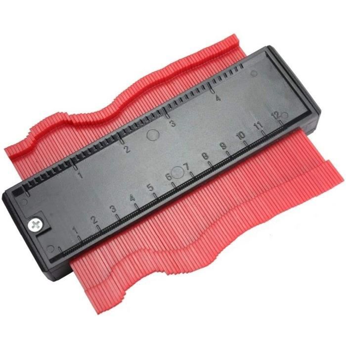 JOREST Jauge de Contour 25cm pour Carrelage et Menuiserie