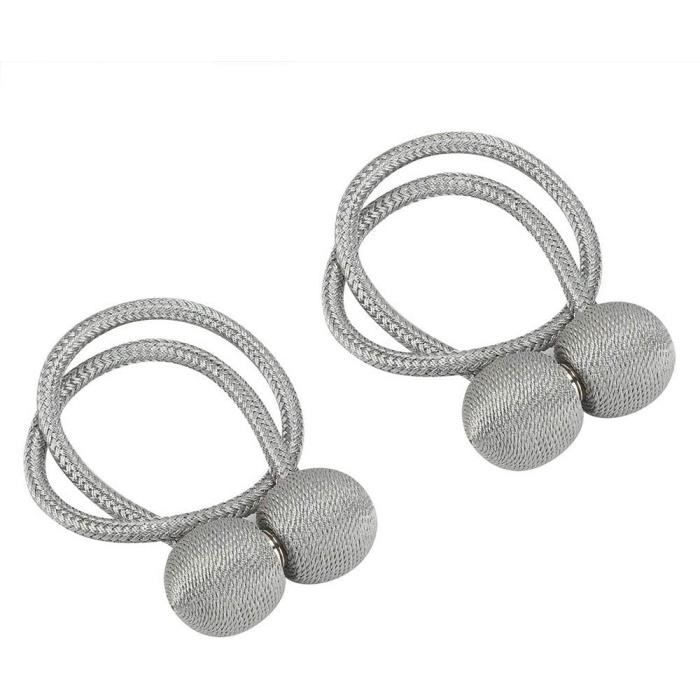 Clips De Rideau Magnétiques Motif Tournesol - Lot De 2, Sans Perçage, Pour Salon, Salle De Bain, Bureau