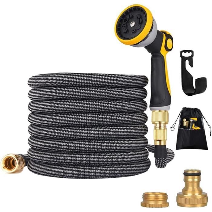 Tuyau D'arrosage Extensible Tuyau D'eau Avec Pistolet Pulvérisateur D