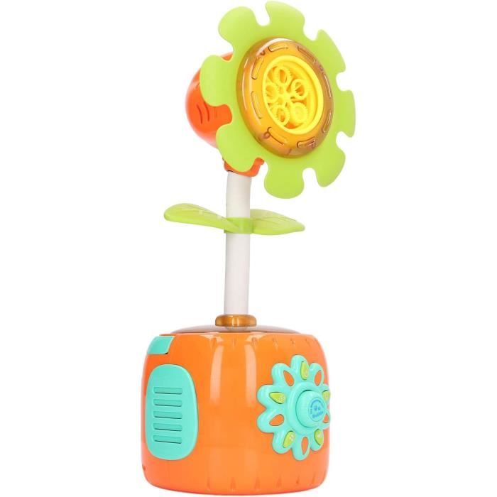 Machine à Bulles Automatique En Forme De Tournesol - Avec Musique Et Lumières - Pour Anniversaire, Mariage, Fête D'été