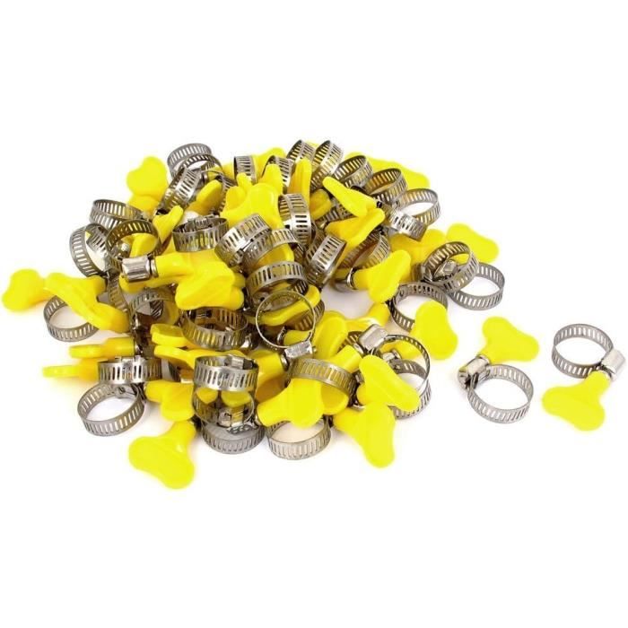 Pince à Vis Manuelle HEBEOT En Bois – Collier De Serrage Réglable, Viroles Acier, 4 Tailles (15,2 à 30,5 Cm)
