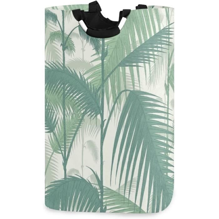 Na Paniers À Linge Avec Poignées - Feuilles De Palmier Tropical Flamingo Grand Panier À Linge