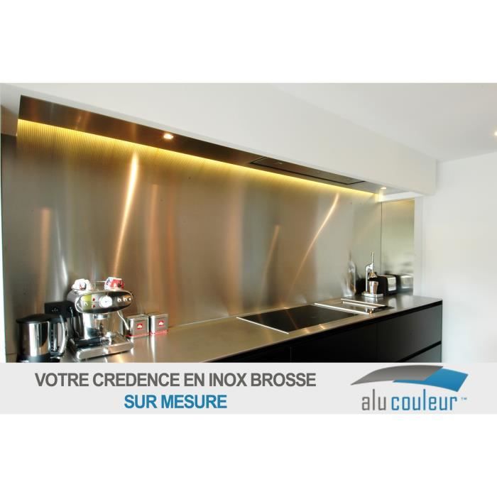 Crédence cuisine inox 75 x 60 cm
