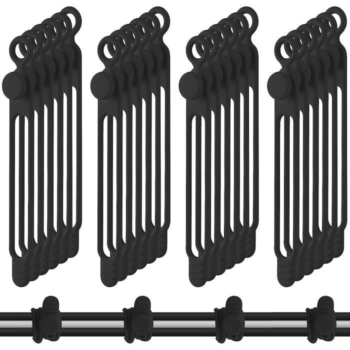 Lot De 27 Serre-câbles En Silicone Réutilisables, Multicolores, Pour Organiser Câbles Et Aliments