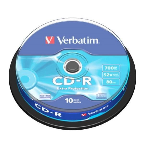 10 pcs CD-R disques CD vierge - 10 Cd à graver pour sauvegarde - Cdiscount  Informatique