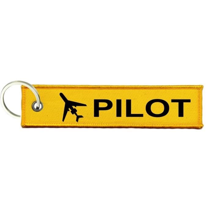 Porte-clés Fantaisie "Pilote De Ligne" - Noir - Marque CLJ Charles Le Jeune - Neuf Avec étiquettes