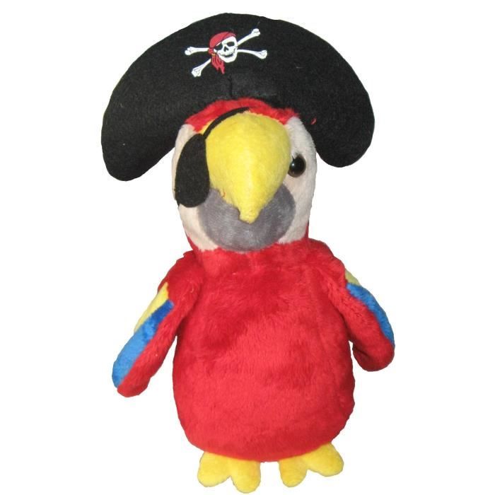 Peluche Perroquet Pirate 25 Cm Cdiscount Jeux Jouets