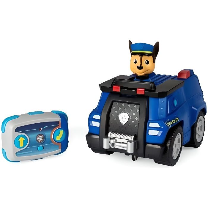 JAMARA Jouet rebondissant avec pompe camion de police Bleu