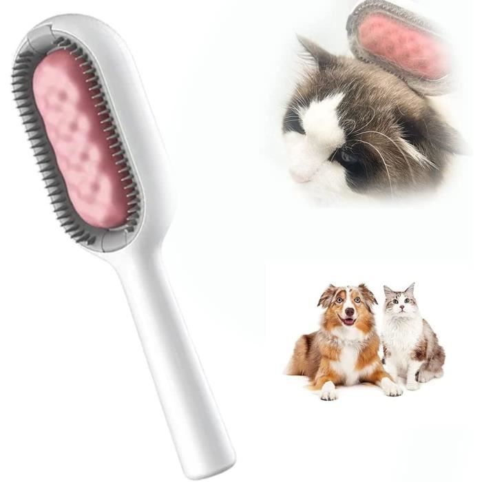 Brosse Chat pour Poil Long, 4 in 1 Universel Brosse Silicone Chat
