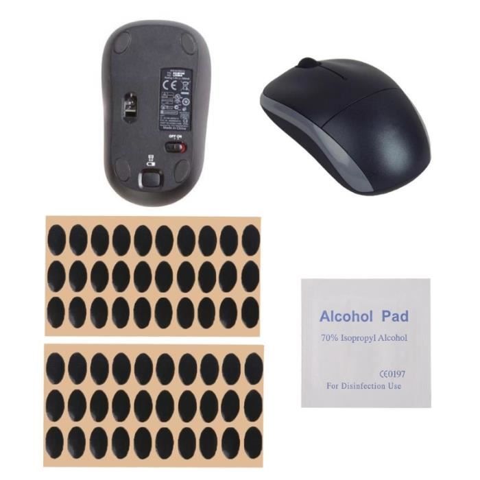 60 Pieces Teflon Souris D Ordinateur Filaire Pieds Antiderapants Souris Patins Patins Pour Logitech M215 M310 M325 Cdiscount Informatique