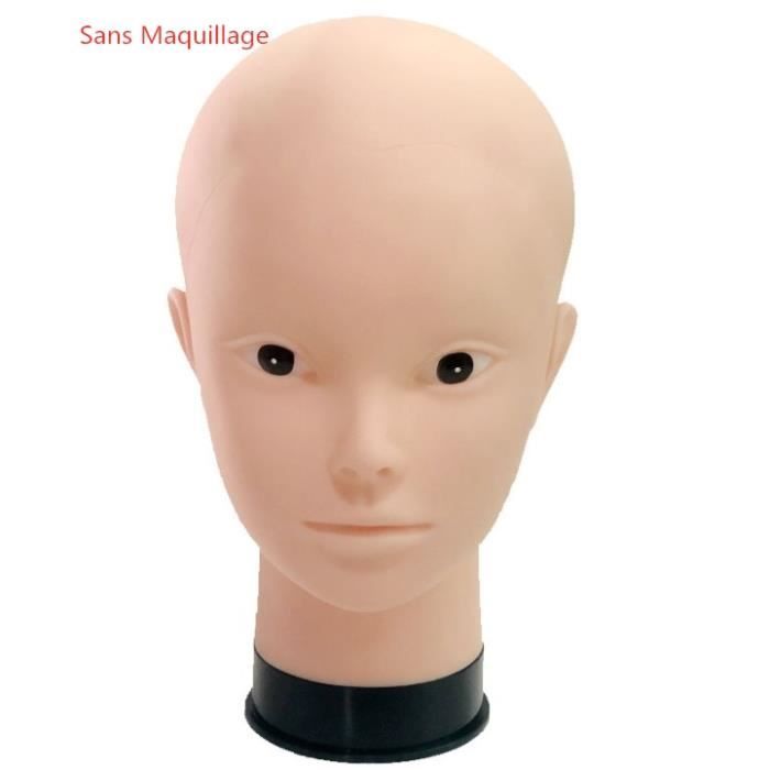 Tete mannequin pour maquillage - Cdiscount