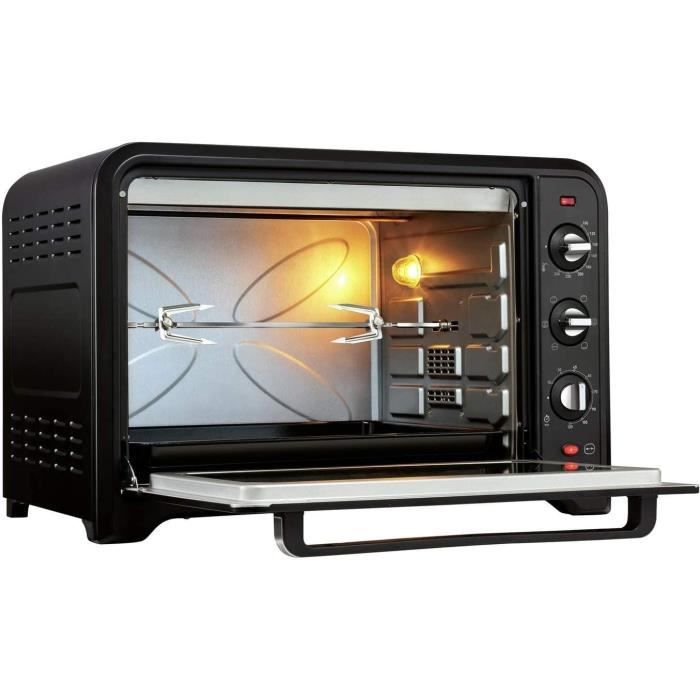 Four électrique Moulinex Optimo 60L OX495 - Chaleur tournante - 2200W - Noir
