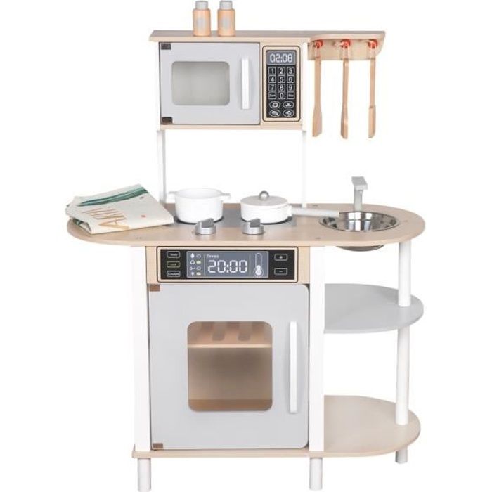Cabinet Médical En Bois Pour Enfants - Jeu De Docteur 3 En 1 Avec Salle D'attente Et Accessoires - Jouet D'imitation Montessori - À Partir De 3 Ans - 6