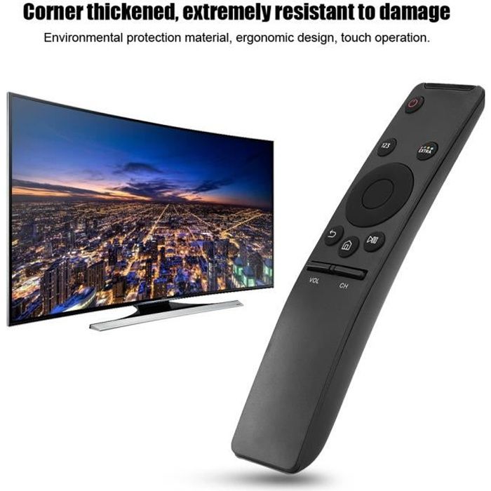 Télécommande de Remplacement Incurvée QLED 4K UHD Smart TV pour Samsung BN59