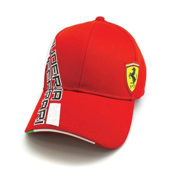 Casquette Ferrari Scuderia F1 Team replica Rouge - Cdiscount Prêt